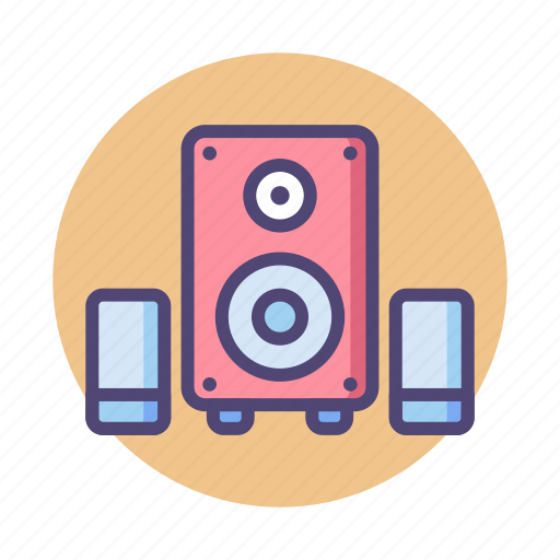Loudspeaker, music, sound system, speakers icon - Download on Iconfinder