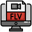 flv, format, extension, archive, file 