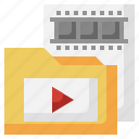 folder, data, storage, movie, video, multimedia