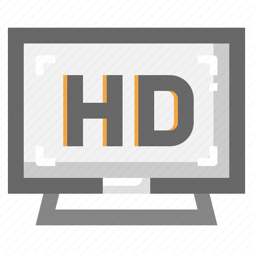Hd, cinema, film, reel, video, player, entertainment icon - Download on Iconfinder