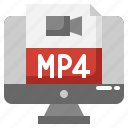 mp4, file, formats, computer, extension, video