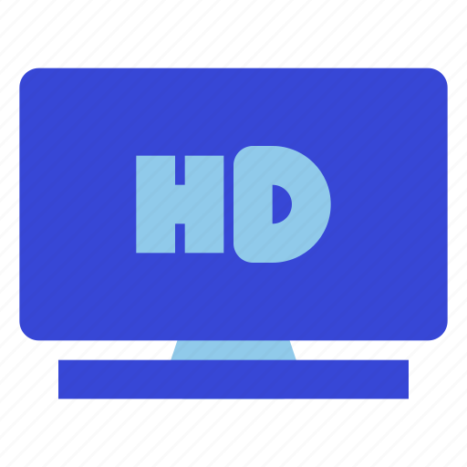 Hd, television icon - Download on Iconfinder on Iconfinder