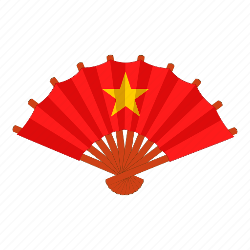 Fan, gold, star, vietnam icon - Download on Iconfinder