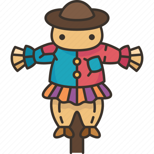 Scarecrow, field, farm, countryside, rural icon - Download on Iconfinder