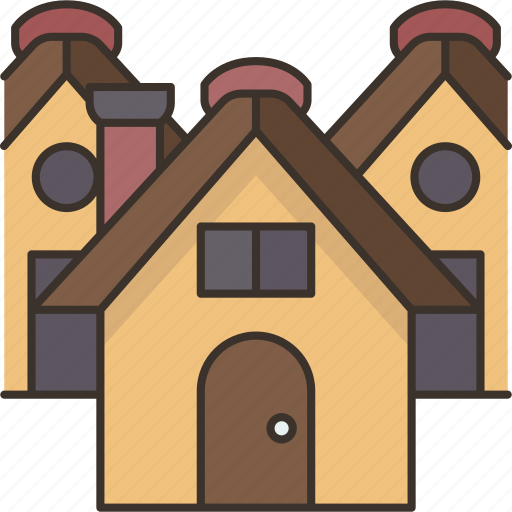 Village, houses, community, residential, countryside icon - Download on Iconfinder