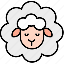 sheep, animal, farm, food, white, wool