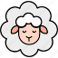 sheep, animal, farm, food, white, wool 