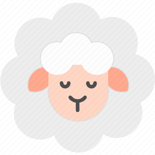 Sheep, animal, farm, food, white, wool icon - Download on Iconfinder