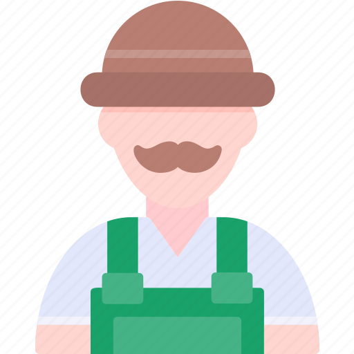Villager, farmer, asian, man, uncle icon - Download on Iconfinder
