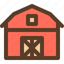 barn, building, farm, house