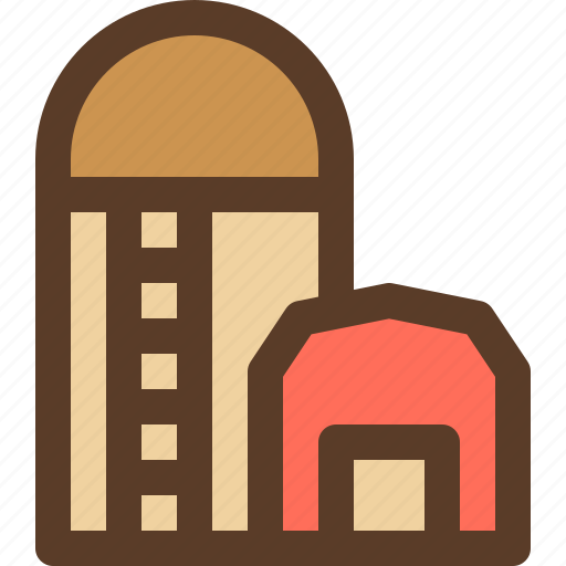 Agriculture, farming, grain, silo, storage icon - Download on Iconfinder