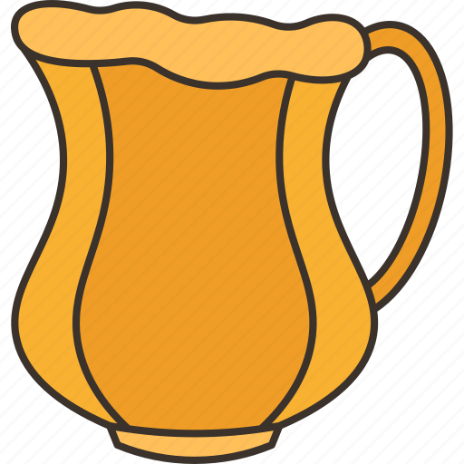 Jug, water, pitcher, container, ceramic icon - Download on Iconfinder
