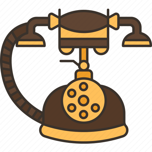 Telephone, rotary, dial, ringing, vintage icon - Download on Iconfinder