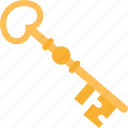 key, vintage, skeleton, unlock, access
