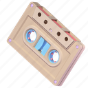 cassette tape, cassette, music, old, retro, record, compact, recorder, audio cassette, item, entertainment, 90s, 80s vintage, nostalgia, old fashioned, element, 3d, vintage device 3d 
