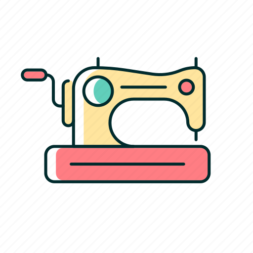 Old, tailor, retro, sewing machine icon - Download on Iconfinder