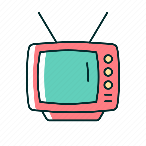Retro, tv, entertainment, vintage icon - Download on Iconfinder