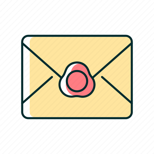 Envelope, wax, retro, letter icon - Download on Iconfinder
