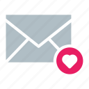 email, envelope, favorite, heart, send