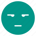avatar, bored, dull, emoticon, emotion, expression, face