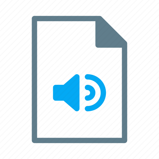 Audio, document, file, mp3, music icon - Download on Iconfinder