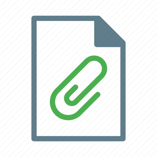 Attchement, clip, document, file, paper icon - Download on Iconfinder