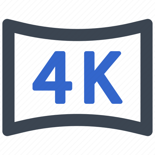Display, screen, 4k, view, video, picture, virtual reality icon - Download on Iconfinder