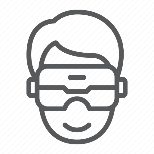 Headset, helmet, mask, person, reality, virtual, vr icon - Download on Iconfinder
