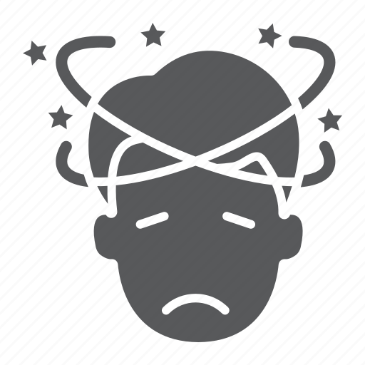 Confused, dizziness, dizzy, human, man, sick, stress icon - Download on Iconfinder