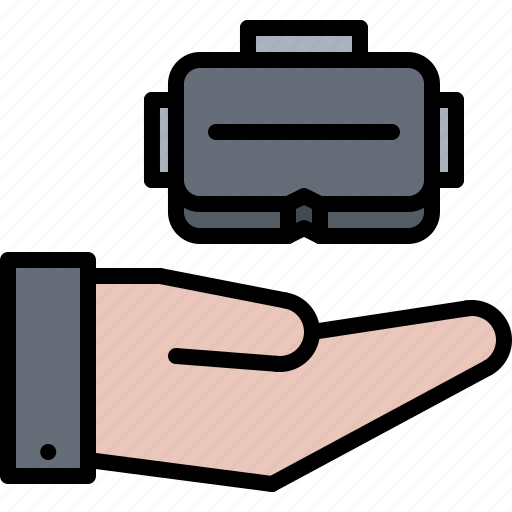 3d, glasses, hand, reality, support, technical, virtual icon - Download on Iconfinder