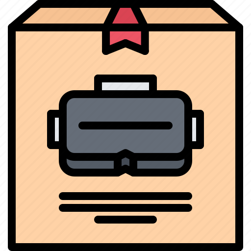 3d, box, delivery, glasses, parcel, reality, virtual icon - Download on Iconfinder