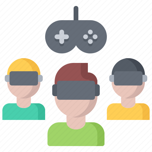 3d, game, gamer, glasses, reality, team, virtual icon - Download on Iconfinder