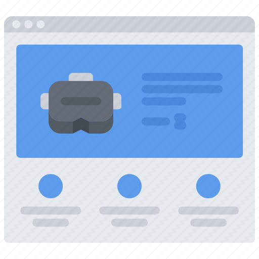 3d, glasses, reality, shop, site, virtual, vr icon - Download on Iconfinder