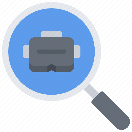 3d, glasses, magnifier, reality, search, virtual, vr icon - Download on Iconfinder