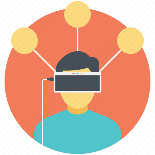 Artificial intelligence, augmented reality, virtual reality, virtual reality glasses, virtual world icon - Download on Iconfinder