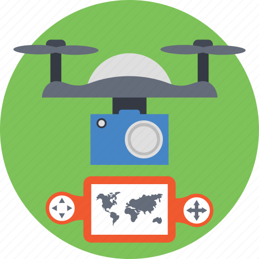 Aerial drone, camera drone, drone, drone technology, sky drone icon - Download on Iconfinder