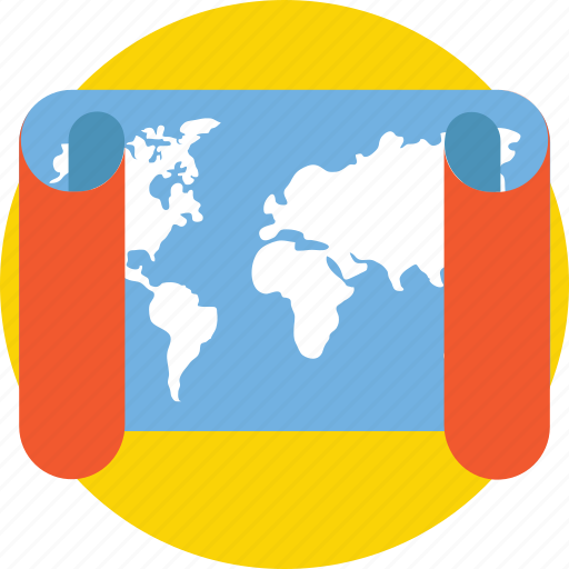 Direction, location, map, world map icon - Download on Iconfinder