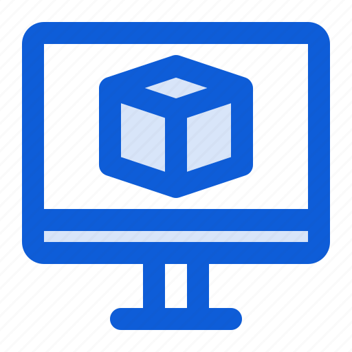 Computer, technology, graphics, cube icon - Download on Iconfinder