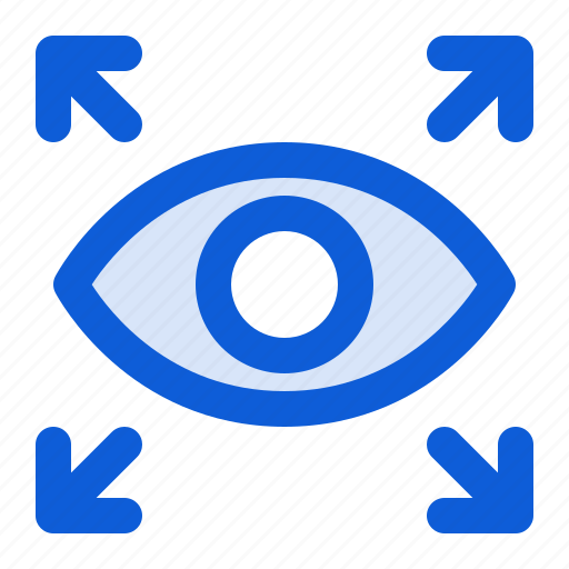 Wide, view, look, eye, display, visual, virtual icon - Download on Iconfinder