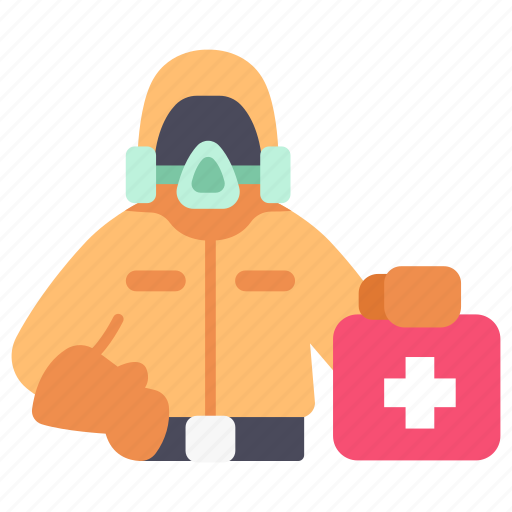 Coronavirus, covid, epidemic, infection, mask, protection, suit icon - Download on Iconfinder
