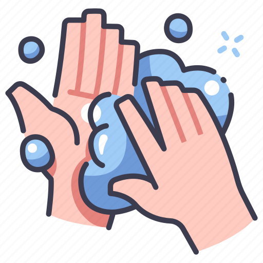 Bacteria, clean, hand, infection, soap, wash, water icon - Download on Iconfinder