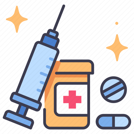 Health, injection, medical, medicine, syringe, treatment, vaccine icon - Download on Iconfinder