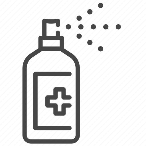 Alcohol, antibacterial, antivirus, spray icon - Download on Iconfinder