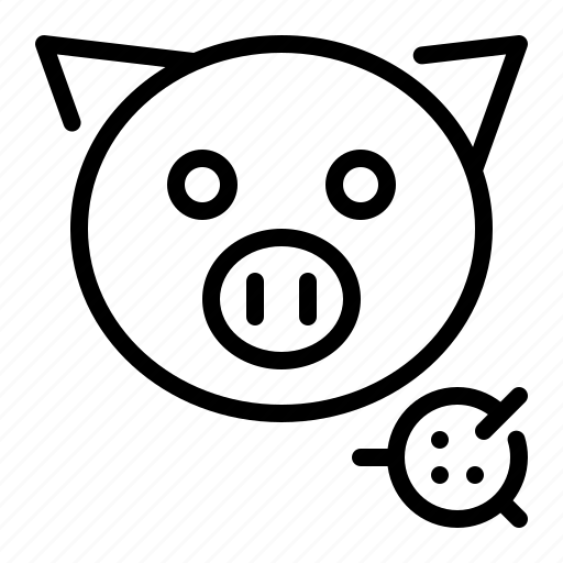 Animal, avatar, emoji, infection, pig, virus, virus transmission icon - Download on Iconfinder