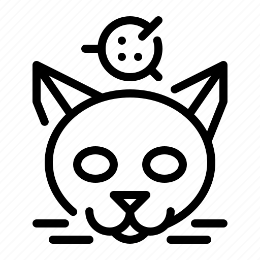 Animal, avatar, cat, emoji, infection, virus, virus transmission icon - Download on Iconfinder