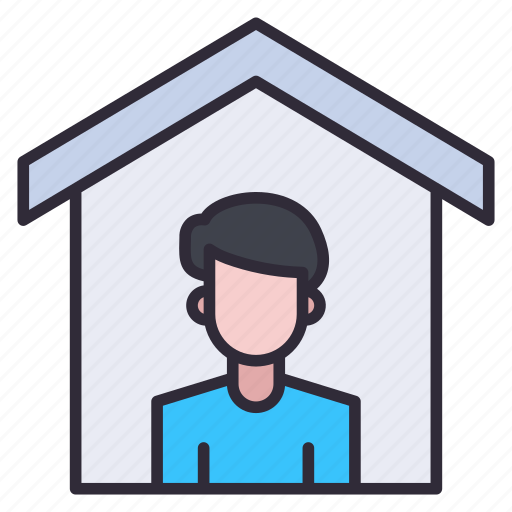 Home, house, isolation, quarantine, stay icon - Download on Iconfinder