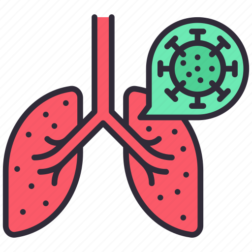 Corona, lungs, medical, transmission, virus icon - Download on Iconfinder