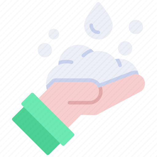 Hand, hygiene, soap, washing, water icon - Download on Iconfinder
