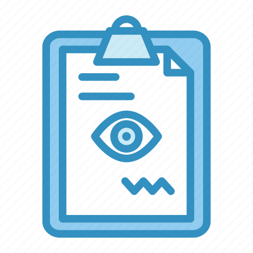 Clipboard, medical, optometry, prescription, vision icon - Download on Iconfinder
