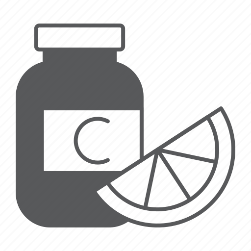 Vitamin, c, supplement, health, bottle, citrus icon - Download on Iconfinder